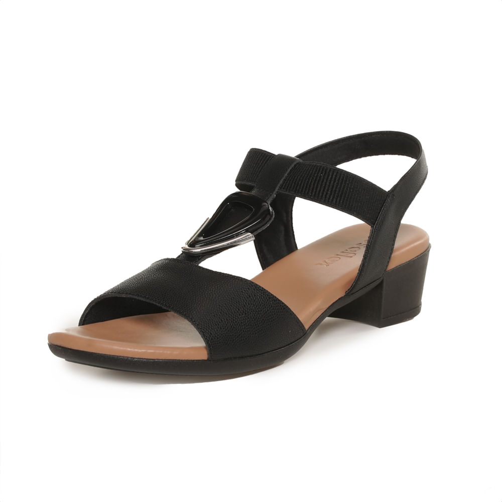 Usaflex Sandalia 24-MM0801-6 Preto Elastico -6-